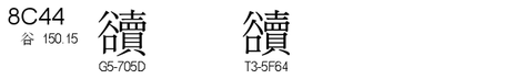 U+8C44